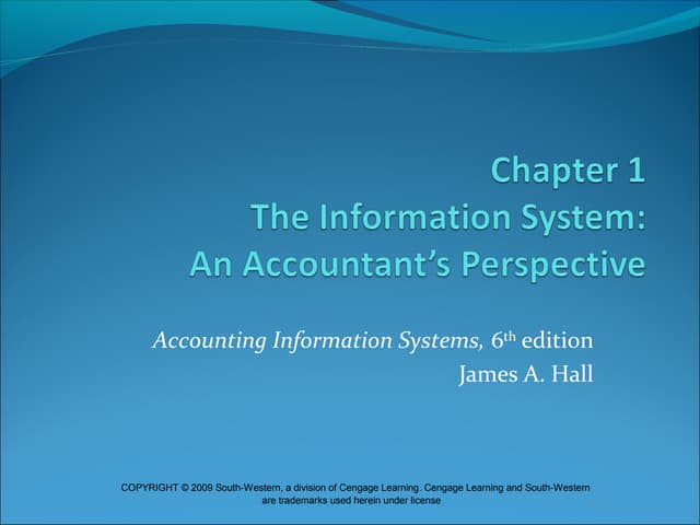 James hall ch 1