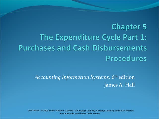 James hall ch 5