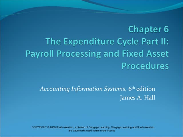 James hall ch 6