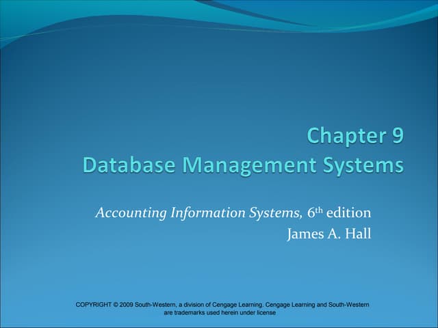 James hall ch 9
