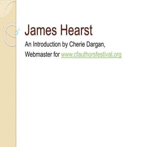 James Hearst an introduction ppt cherie dargan