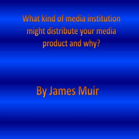 James media question 3