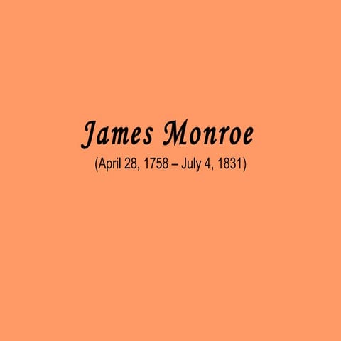 James monroe