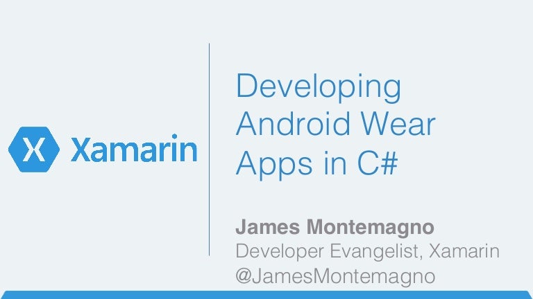 xamarin android wear