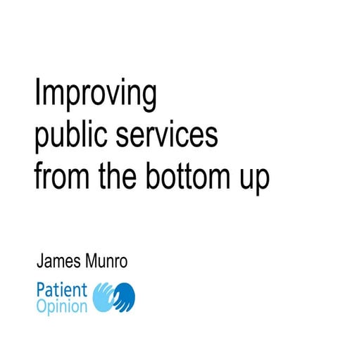 James munro   patient opinion
