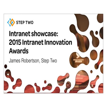 Intranet showcase: the 2015 Intranet Innovation Awards