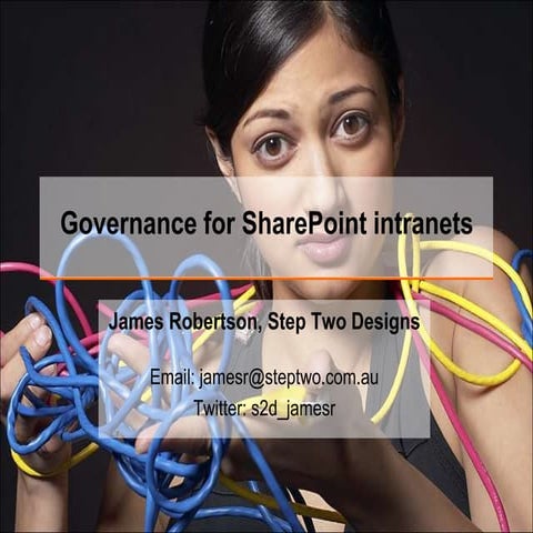 Governance for SharePoint intranets