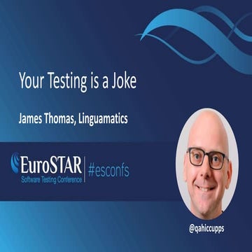 Your Testing is a Joke