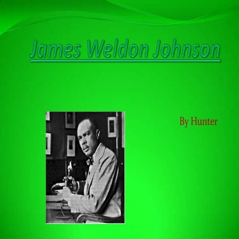 James weldon johnson power point