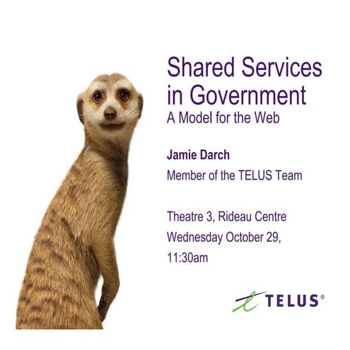 Shared Services In Government   A Model For The Web