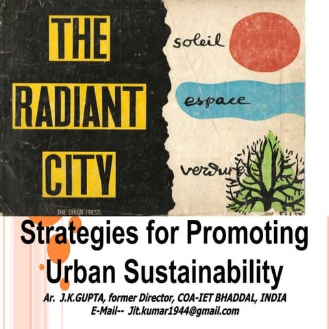 Strategies for Promoting Urban Sustainability