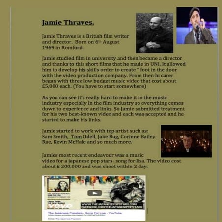 Jamie thraves