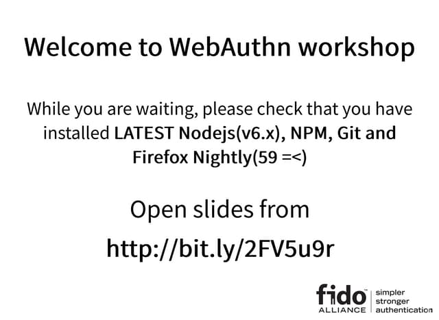 Webauthn Tutorial