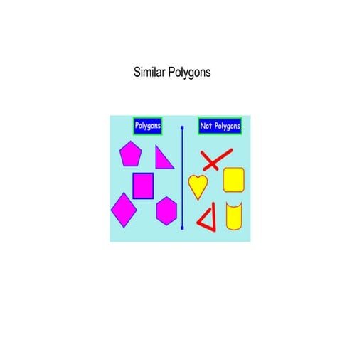 Jan. 5 Similar Polygons