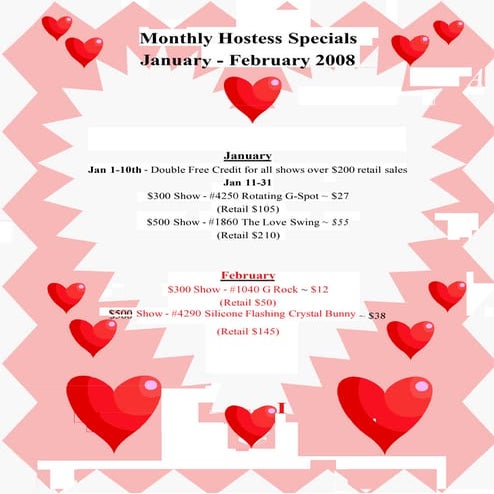 Jan Feb Mthly Hostess | PPT