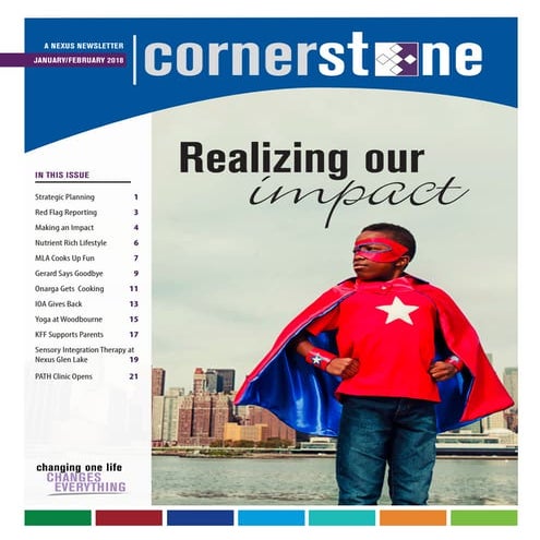 January-February 2018 Cornerstone Newsletter