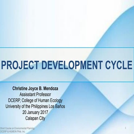 project dev't cycle