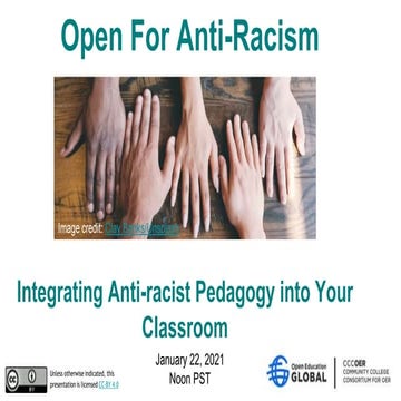 Integrating Antiracist Pedagogy into Your Classroom