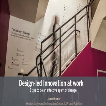 Design-led Innovation at Work