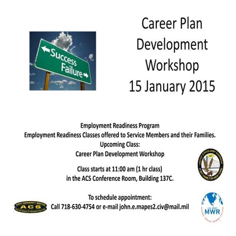 Develop an individual career plan