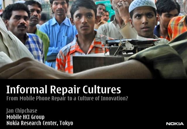 Repair Cultures