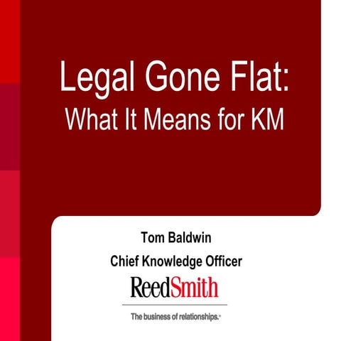 Janders dean 2011 Legal Knowledge & Innovation Conference