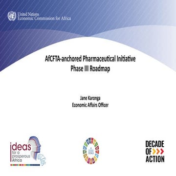 AfCFTA-anchored Pharmaceutical Initiative: Building Africa's Healthcare Resil...