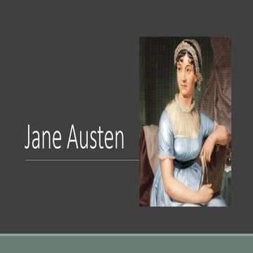 Biografía de jane austen | PDF