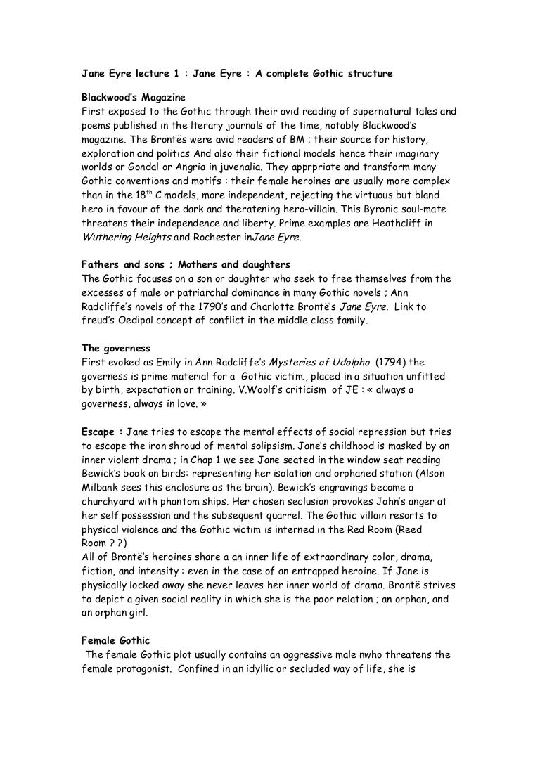 eyre essay