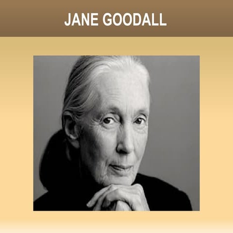 Presentación Jane Goodall para el proyecto 100tifícate | PDF