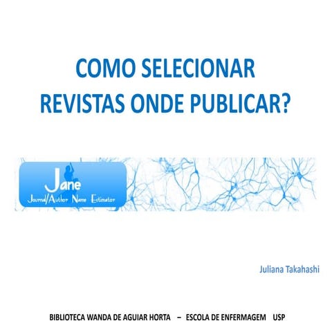 Jane journal author name estimator PDF