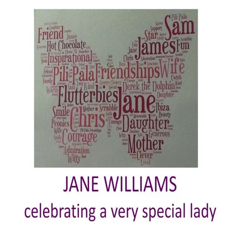 Jane Williams - a celebration