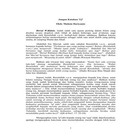 Jangan katakan | PDF