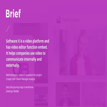 Concept development for online video communication 