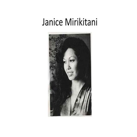 Janice mirikitani presentation