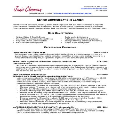 Janis Chamoun-Resume-3-27-11