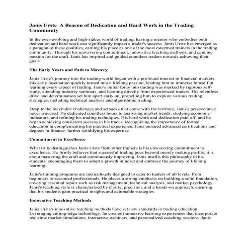 Tradimo Mastermind with Matthias Pickert A Comprehensive Guide to ...