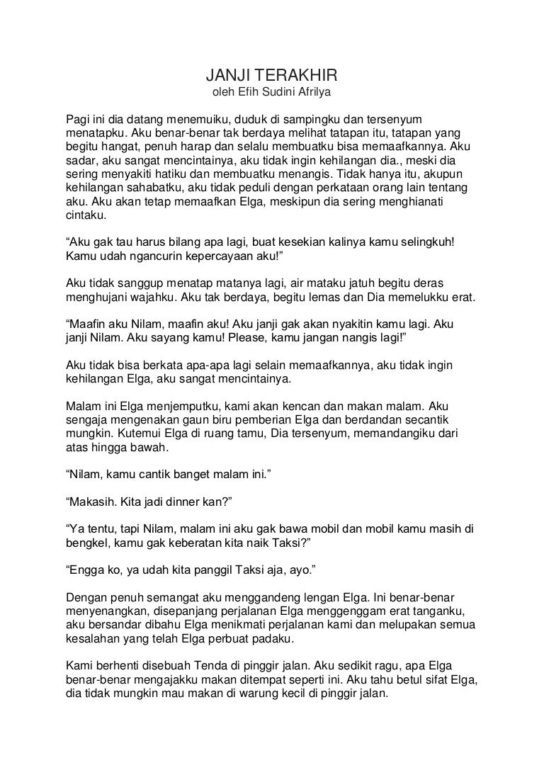 Janji Terakhir