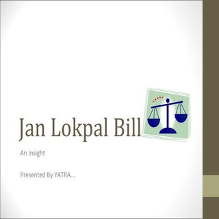 Jan lokpal bill