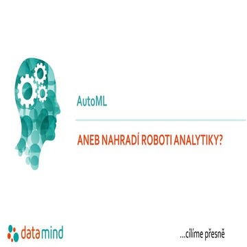 2020: AutoML, aneb nahradí roboti analytiky?
