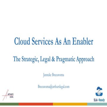 Cloud Services As An Enabler