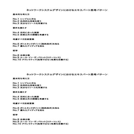 JANOG37 Pattern BoF title list