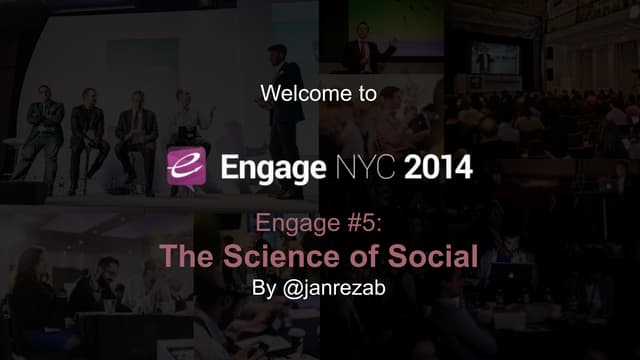 Jan Rezab at Engage NYC 2014
