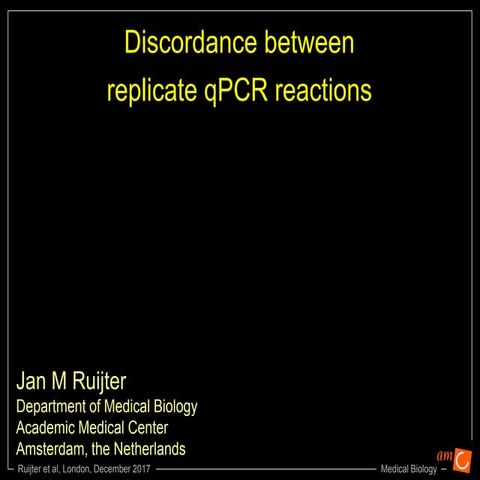 Discordance Between Replicate qPCR Reactions