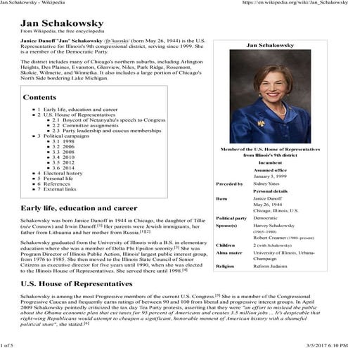 Jan schakowsky   wikipedia(highlighted)