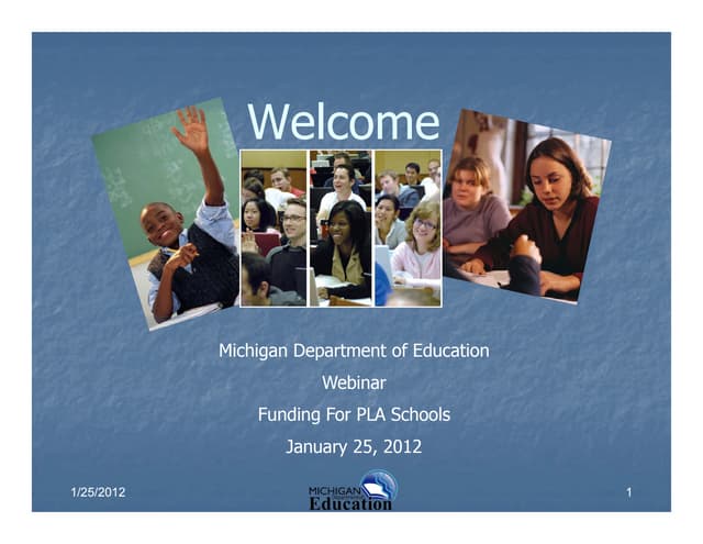 January 2012 webinar 1003 a pla