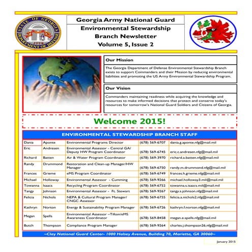 January 2015 environmental newsletter final
