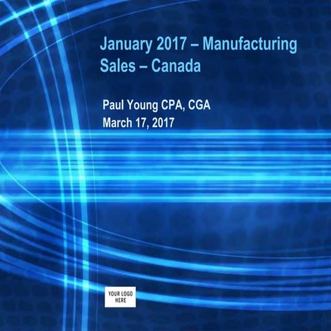 Canada Manufacturing Sales for January 2017 are up .7% from December 2016