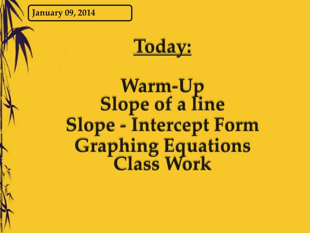 January 9, 2014