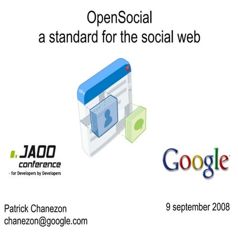 Jaoo - Open Social A Standard For The Social Web